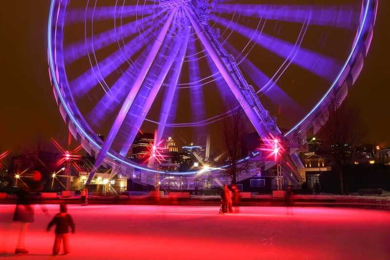 Montreal: La Grande Roue de Montréal Entry Ticket - When to go for the best skyline: clear days, sunset colors, and winter comfort