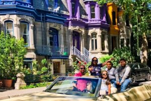 PRIVATE 2-Hour tour of Montréal in Convertible Cadillac + Murals - Ville-Marie Beginnings at the Montreal History and Archaeology Museum Stop